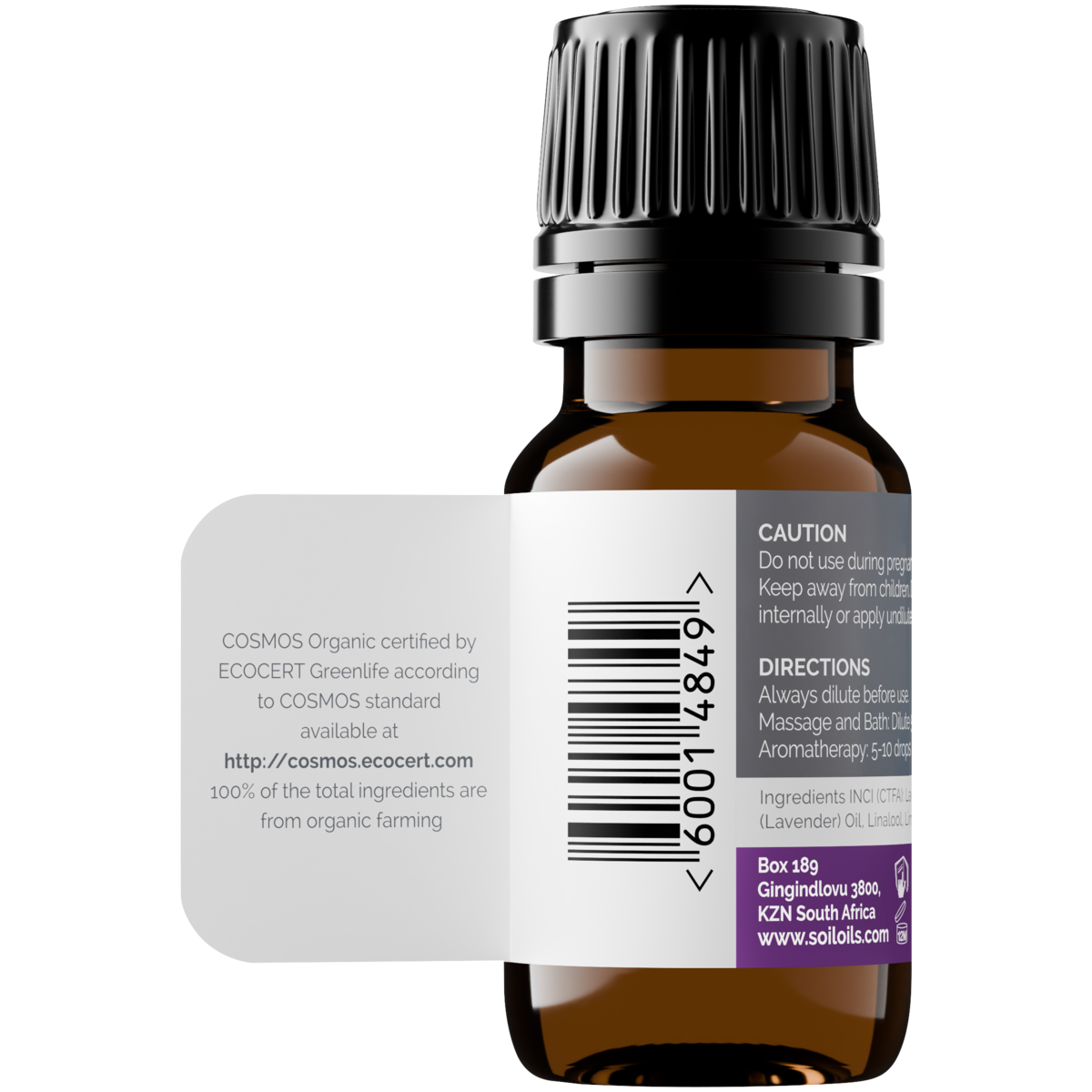 Organic Lavender Essential Oil (Lavandula Angustifolia) 10ml